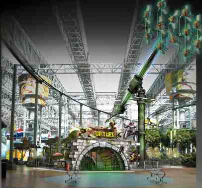 Teenage Mutant Ninja Turtle Shell Shock at Nickelodeon Universe