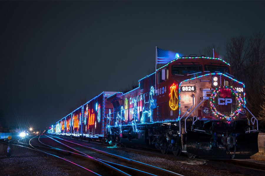 The Canadian Pacific Holiday Train.