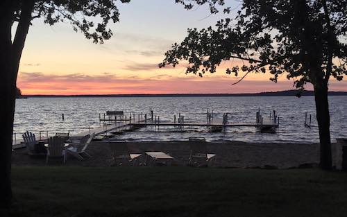 Grand View Lodge sunset 