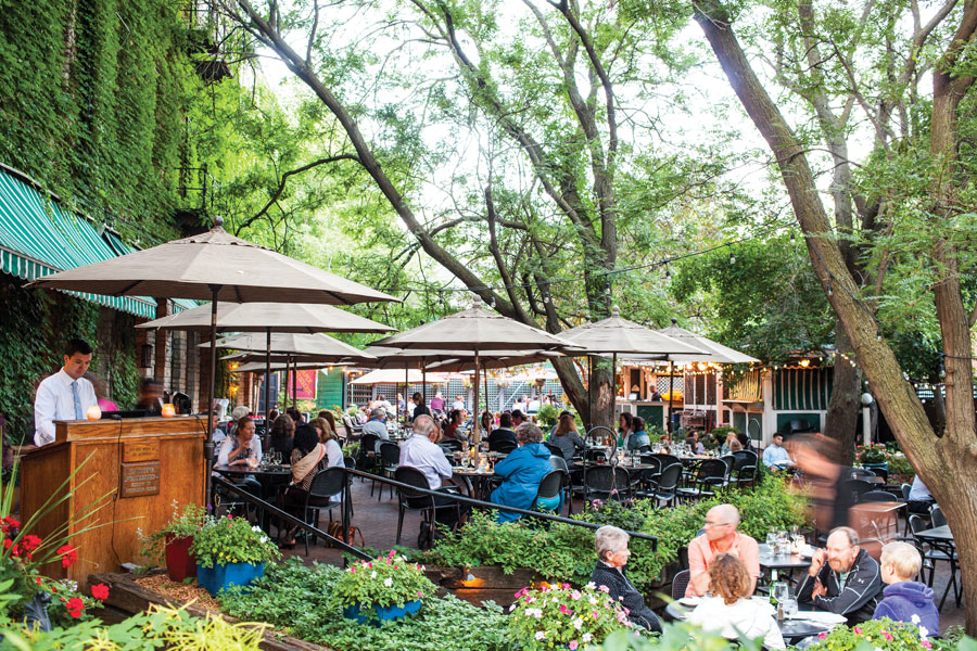 w.a. frost patio, restaurants revisited, dining out, restaurants