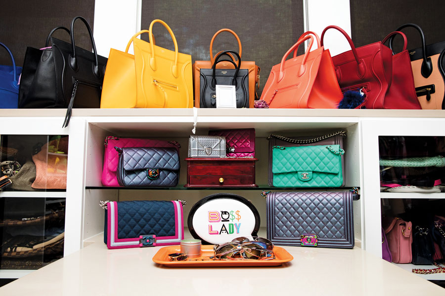 The look Statement-making designer handbags and shoes dominate Nicole Jenning’s enviable closet. 