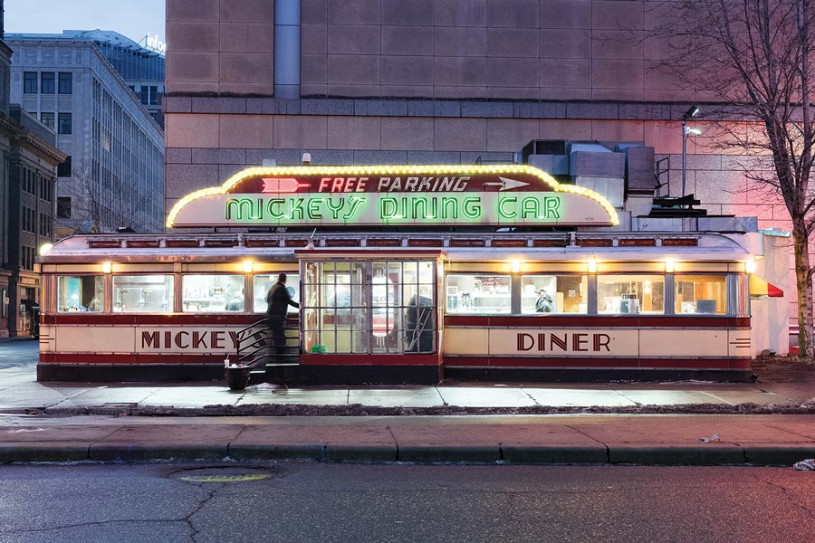 Mickey's Diner in St. Paul, Minnesota.