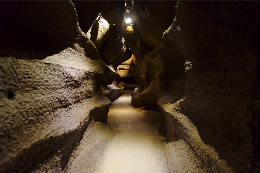 Inside the Niagara Cave in Harmony, Minnesota.