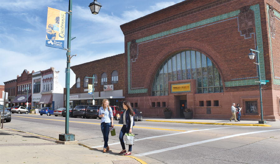 The National Farmers' Bank Building in Owatonna, MN.