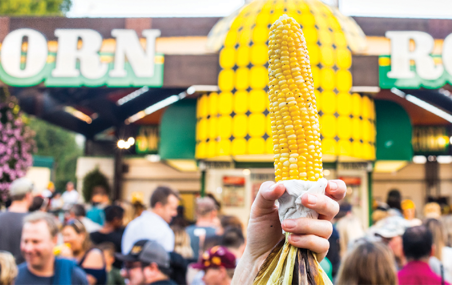 The Corn Roast stand at the Minnesota State Fair.