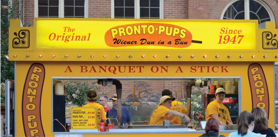 Pronto Pup stand at the Minnesota State Fair.