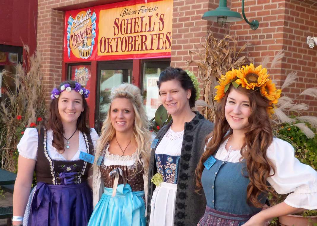 Oktoberfest revelers at Oktoberfest in New Ulm, Minnesota.