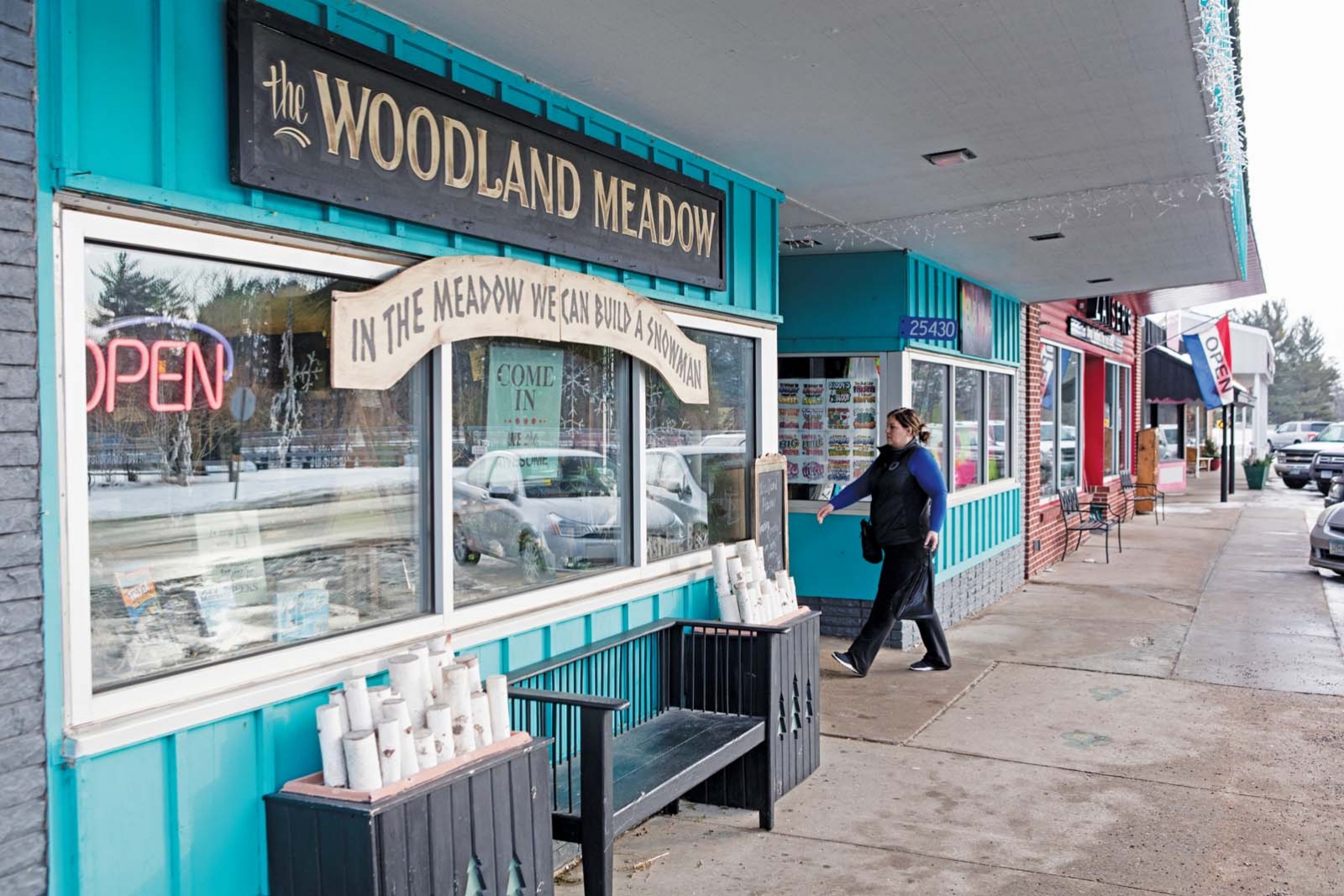 The exterior of Woodland Meadow gift shop.