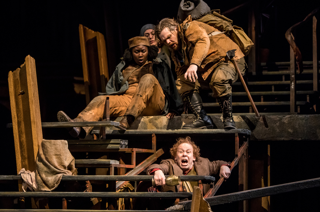 Joy Dolo, Becca Hart, Reed Sigmund and Dean Holt in ‘The Hobbit’ Photo by Dan Norman