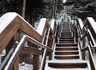 Where in Minnesota are these snow-covered stairs?
