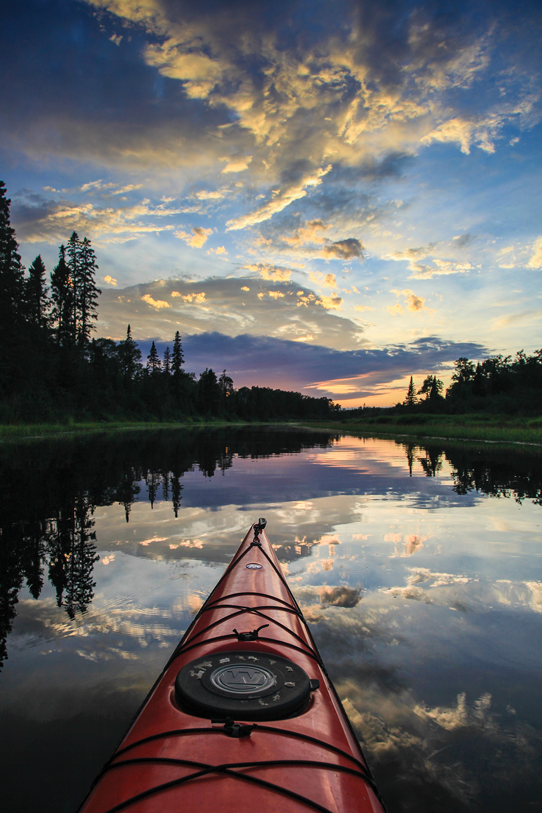 Kayaking along northeast Minnesota inland waterways
