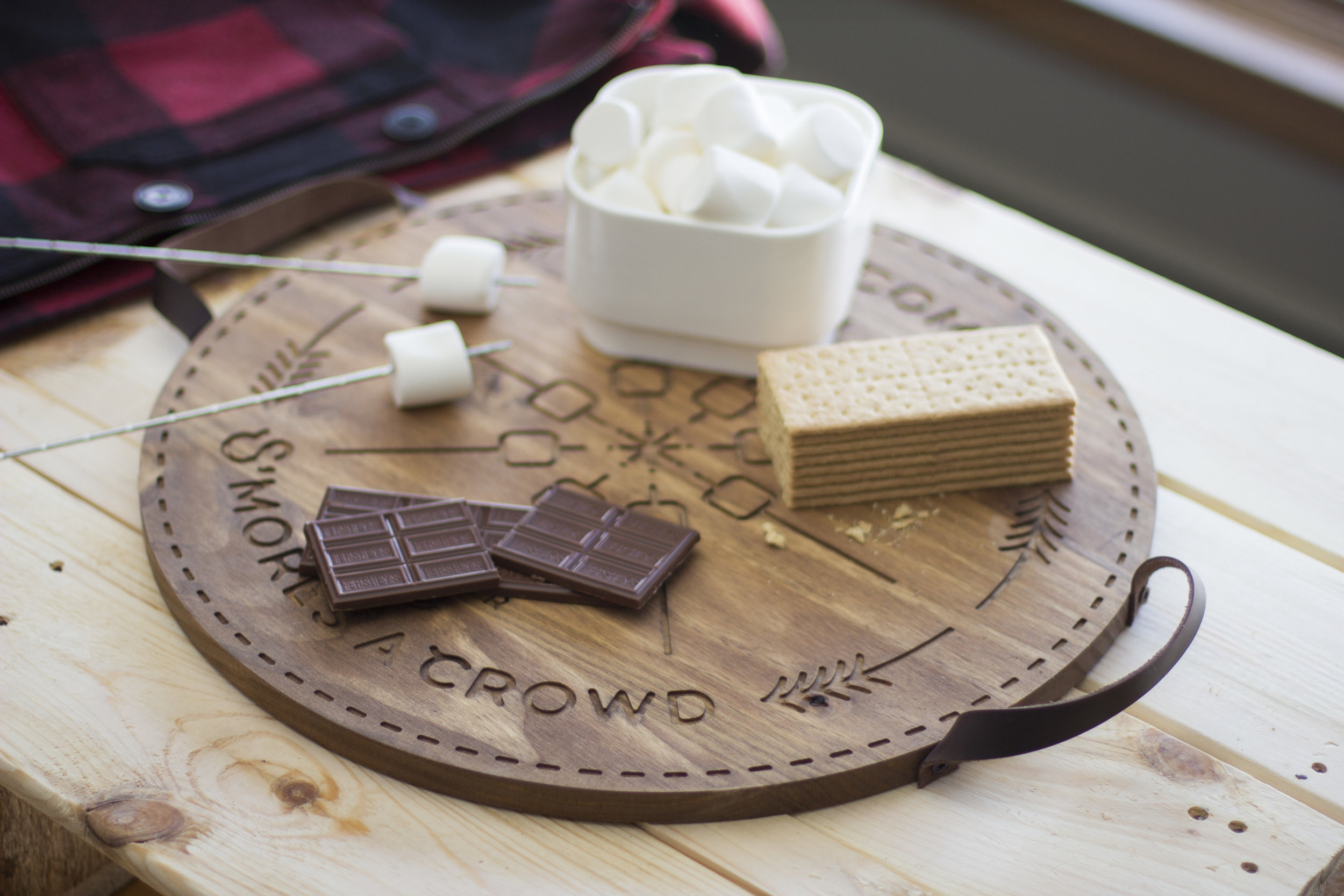 S'mores a Crowd tray by Timbr
