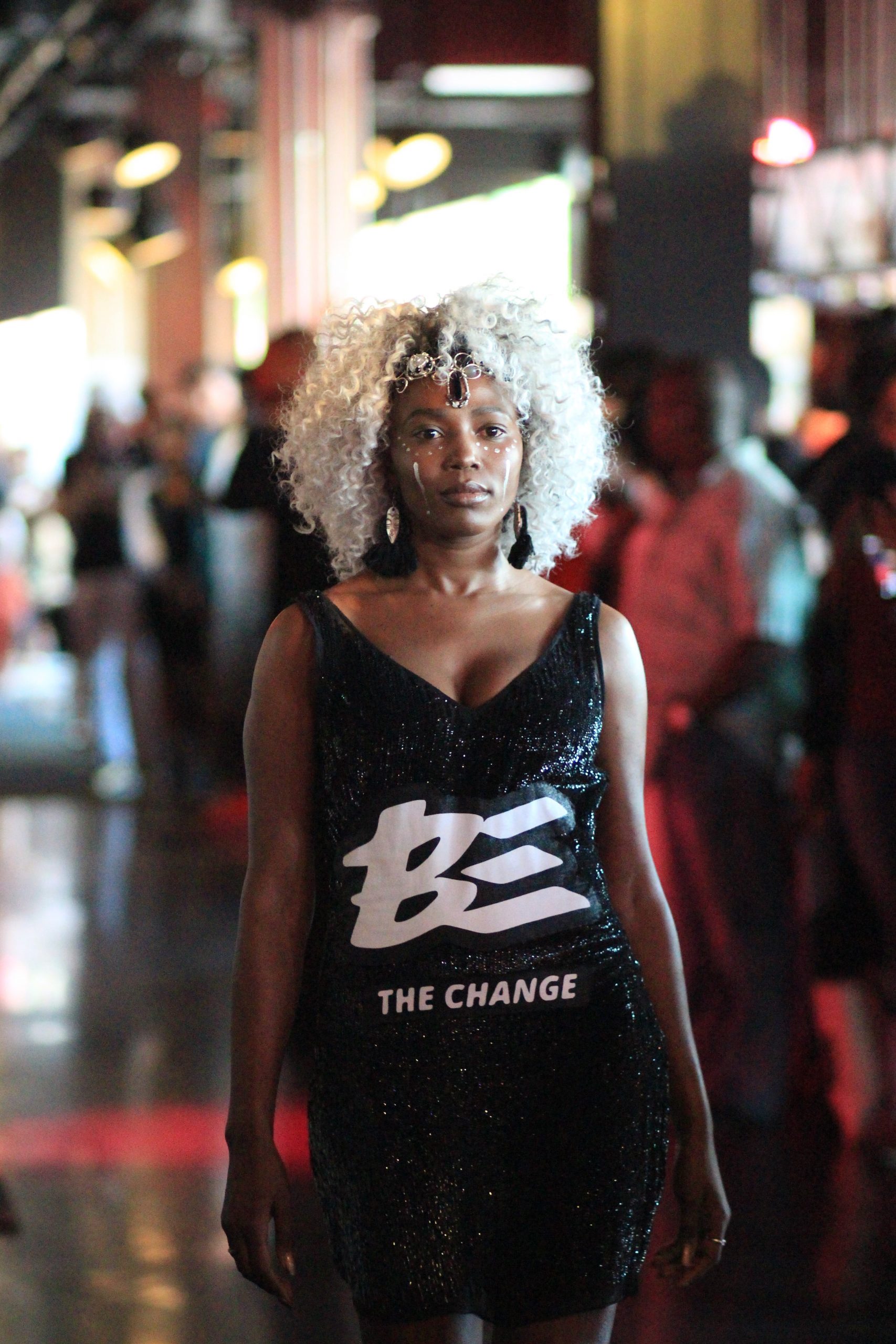 Still from a fashion show at the inaugural Black Fashion Week MN