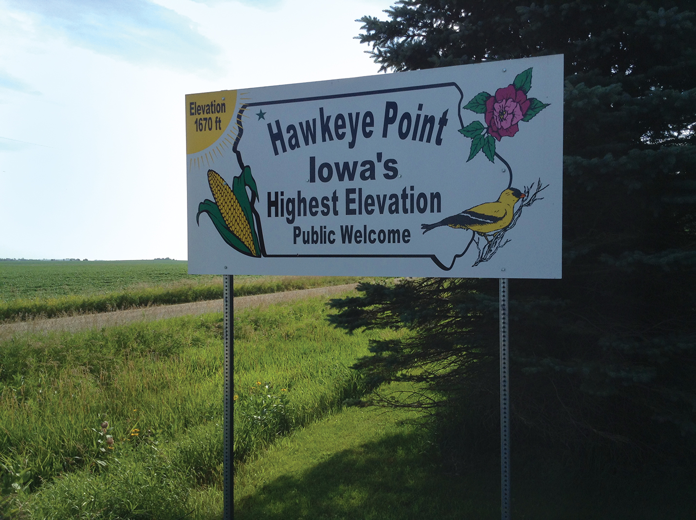 Hawkeye Point in Iowa