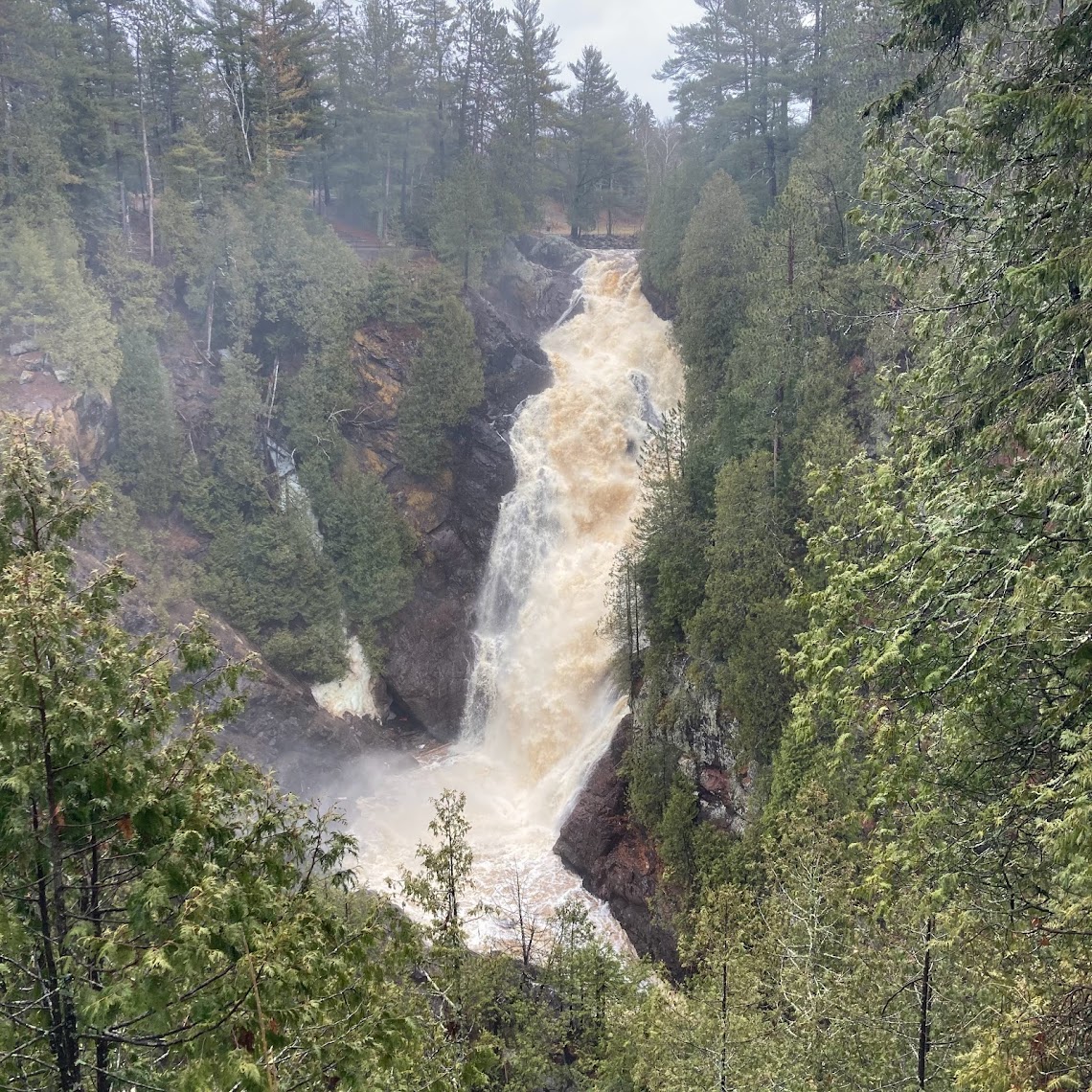 Big Manitou Falls in Pattison State Park in Superior, WI