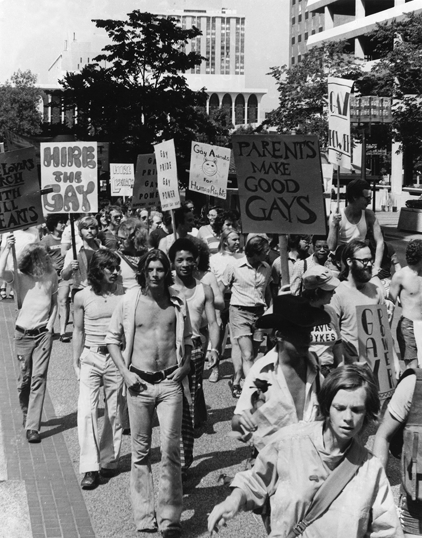 Twin Cities Pride march in 1974