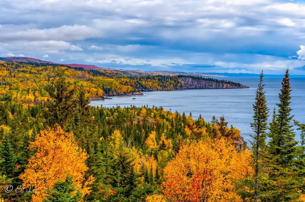 The View From Palisade Head with Fall Colors - Lovin Lake County