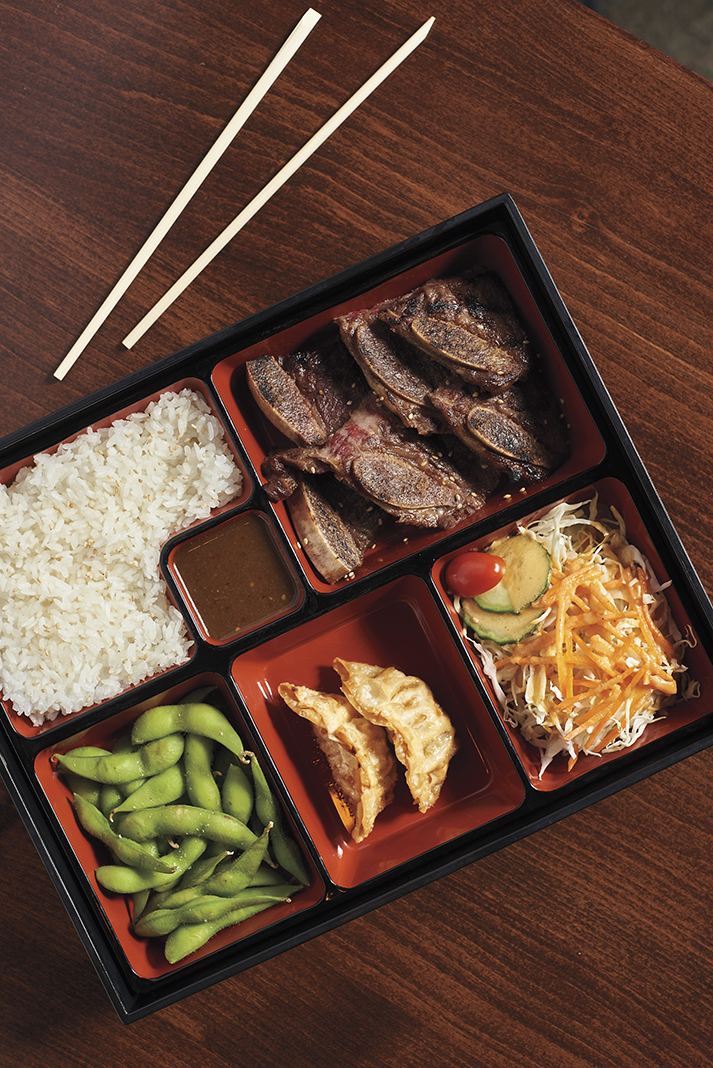 Zen Box Izakaya near the Guthrie Theater offers a variety of bento boxes