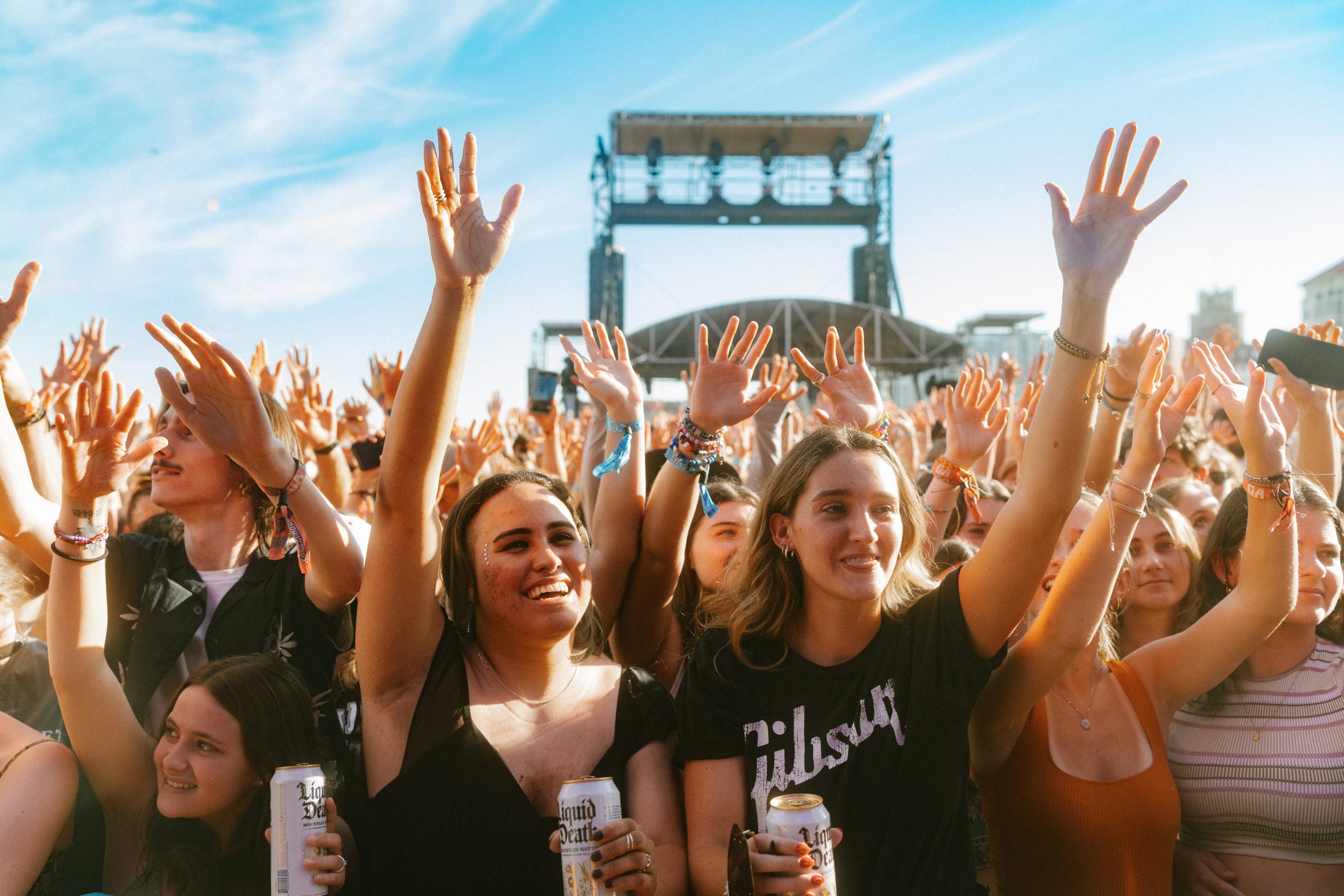 Outdoor music festival
