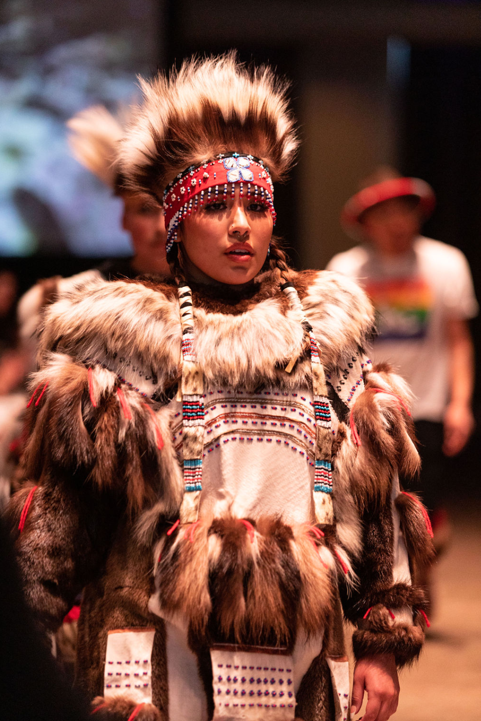 Handmade by Golga Oscar, reflecting the way of life of the Yup’ik Nation of Alaska