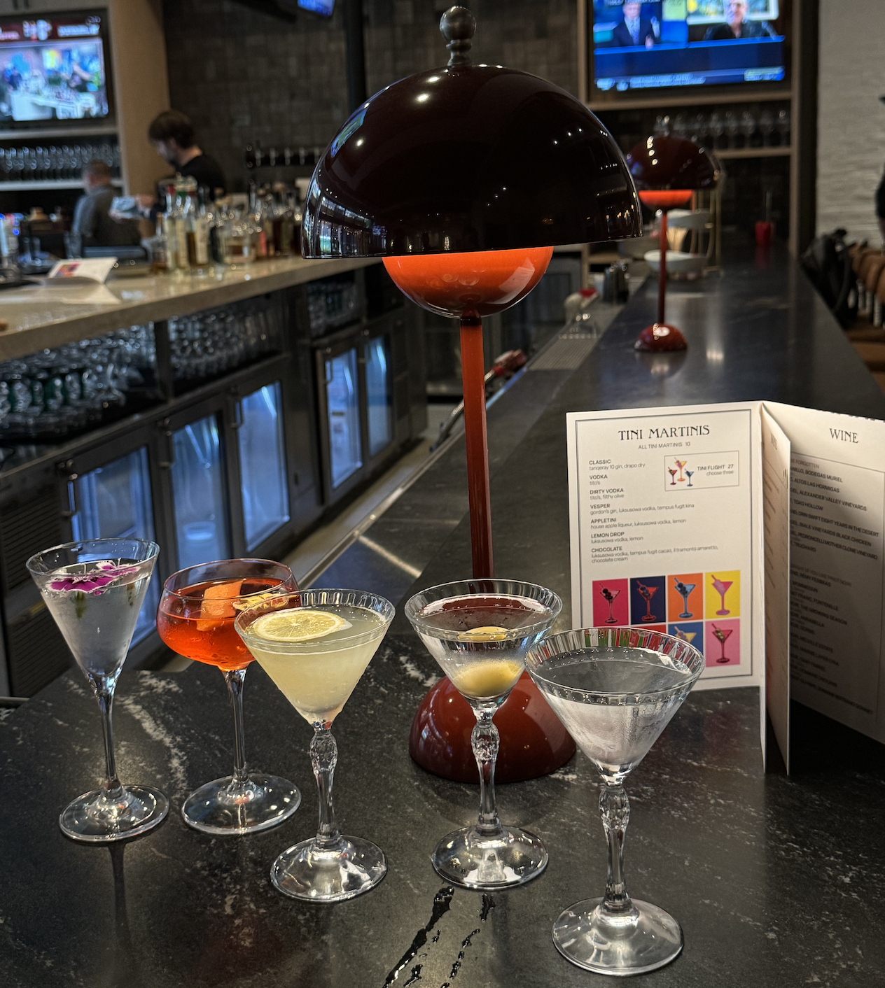 Red Cow North Loop's new "Tiny Tini" menu 