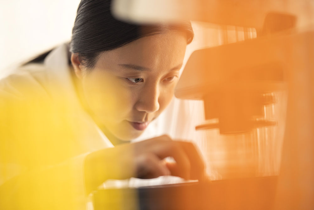 female doctor working