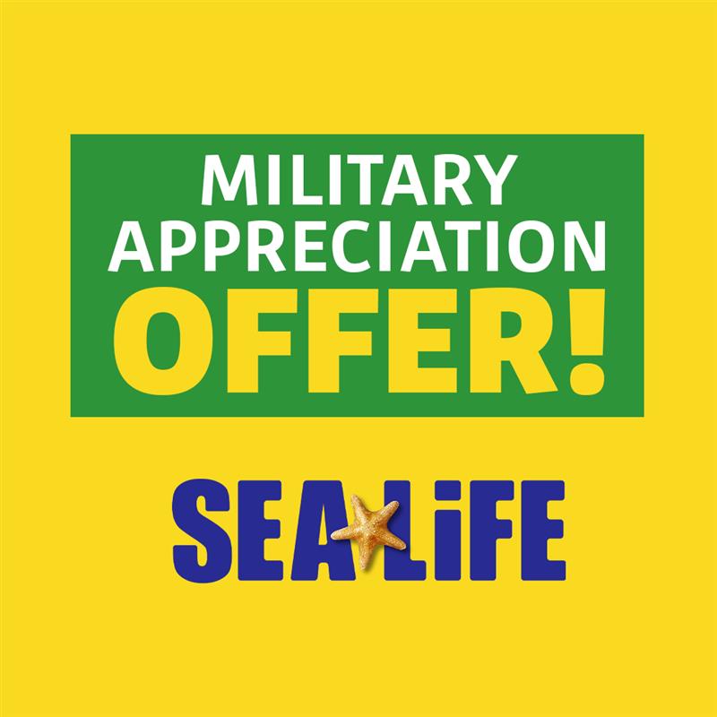 Military Appreciation Month at SEA LIFE at Mall of America! Military Appreciation Month at SEA LIFE at Mall of America!