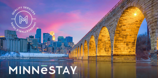 stone arch bridge in winter