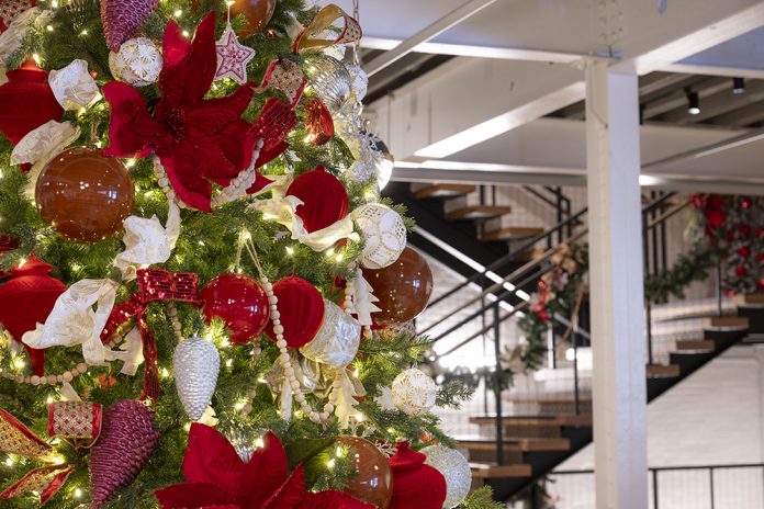 christmas tree in hotel