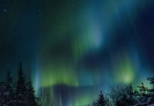 Lutsen Mountains' Caribou Trail luminary walk
