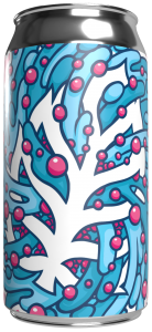 A can of nonalcoholic Lupulin's Mixed Berry hop water