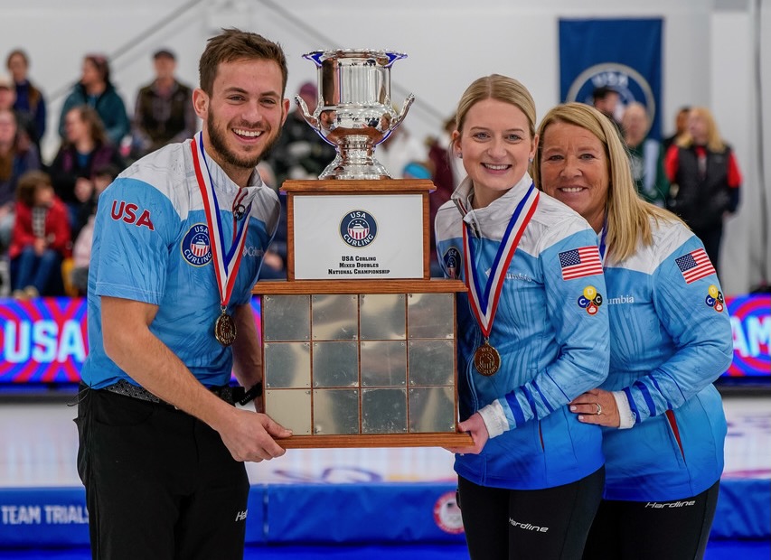 Korey Dropkin and Cory Thiesse, Olympic athletes and members of the Duluth Curling Club