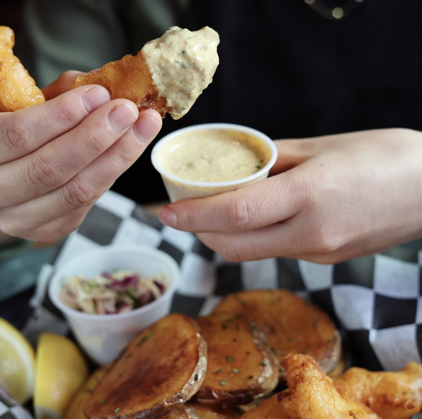 Burger Dive fish fry