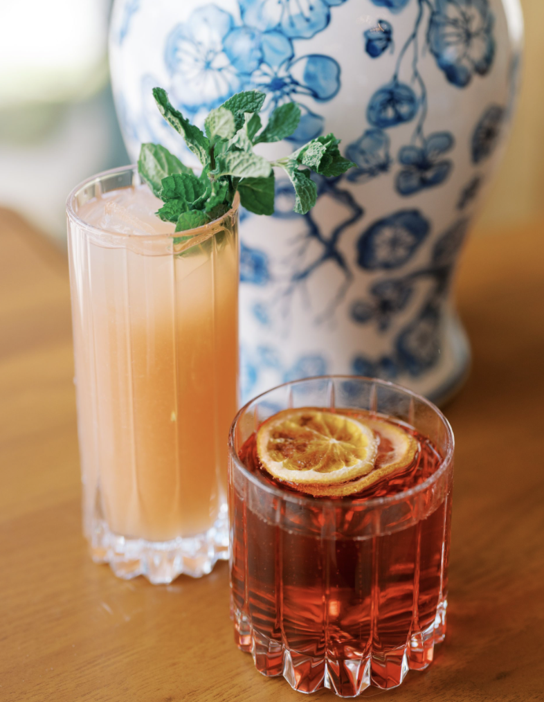 Westin Galleria botanica cocktails